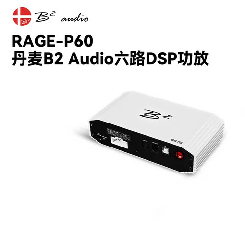 丹麦B2 AUDIO RAGE-P60六路DSP功放音频处理器汽车音响改装大功率