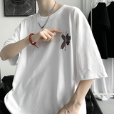 涂鸦印花短袖T恤男潮牌潮牌ins夏季新款情侣上衣B289-T3388-P28，男装T恤，电商B289