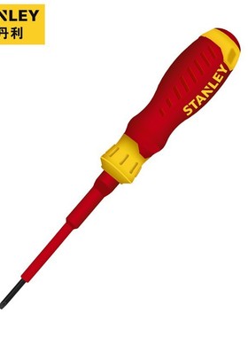 史丹利 VDE绝缘一字螺丝刀   STMT60195-23螺丝批平口起子改锥