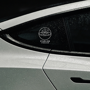 Tesla星链Model3/Y三角窗车贴纸