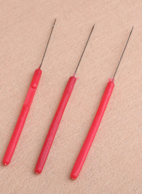 diy穿珠工具 穿珠针串佛珠三通佛头专用针穿手链串文玩三通钩针