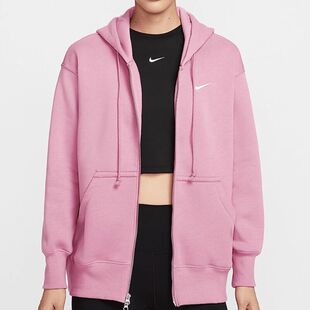 NIKE/耐克女士宽松卫衣加绒连帽衫春运动休闲外套夹克DQ5759-699