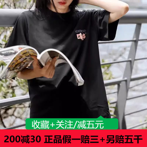耐克NIKE短袖T恤女装上衣夏季运动服印花宽松半袖圆领FD2550-010