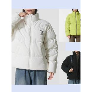 MLB男女25冬新户外时尚休闲NY防寒短款立领鹅绒羽绒服3ADJB5056