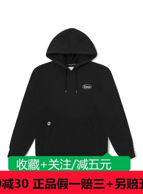 VANS范斯2022秋冬男子休闲运动时尚套头连帽黑色卫衣VN00009ABLK