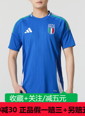 阿迪达斯速干短袖T恤24年夏季男圆领欧洲杯IN0657/8/IN0094/0659