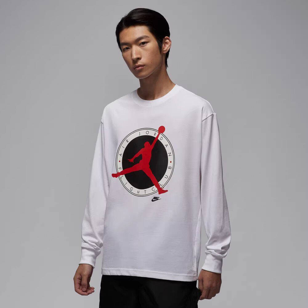NIKE耐克男子长袖T恤2026春季新款户外健身内搭针织衫IF3011-100