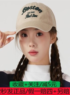 MLB男女情侣运动透气休闲大logo字母棒球户外遮阳帽3ACPDS14N