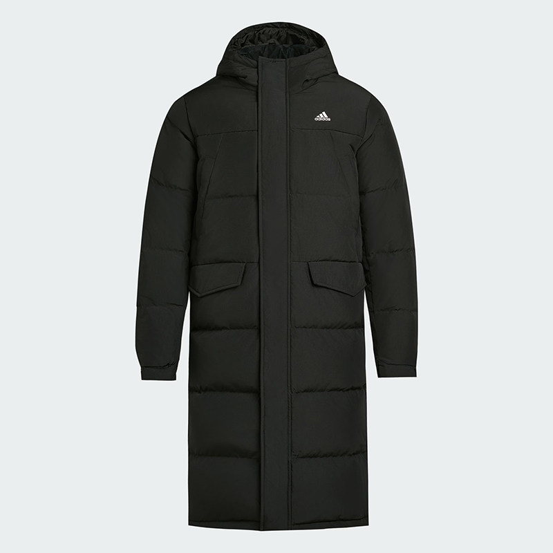 阿迪达斯25冬新款LONG DOWN JKT 男女休闲羽绒服KF6748 KF6749