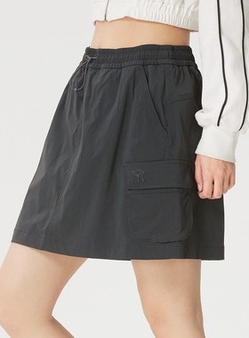 MLB半身女裙26夏季新款透气通勤裙子运动休闲时尚短裙 3FSKB0263