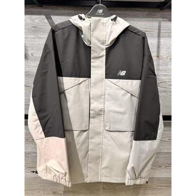 New Balance NB男子25秋新款宽松外套防风连帽保暖夹克AMJ53304