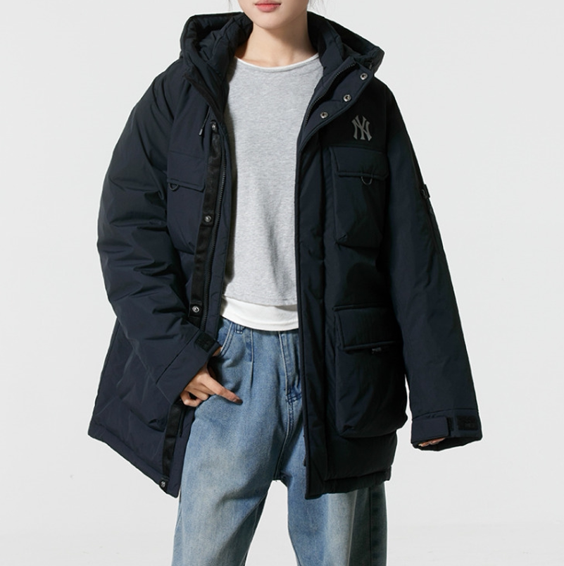 MLB/正品2026新款男女装外套情侣装中长款羽绒服3ADJB0756-50BKS图片