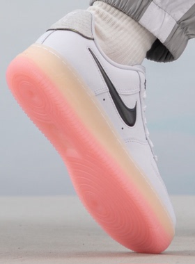 Nike耐克Af1空军一号CNY龙年限定粉色果冻底低帮女鞋FZ5741-191