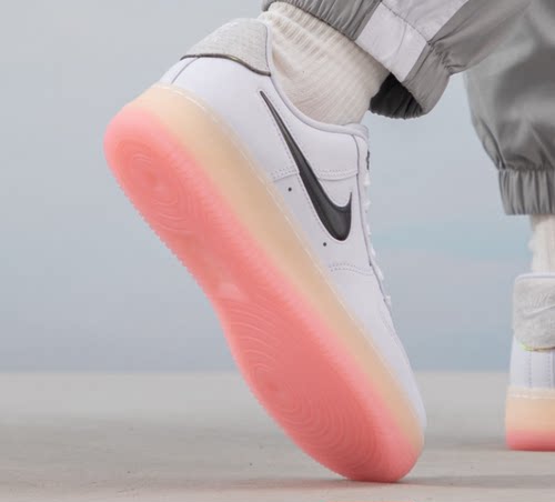 Nike耐克Af1空军一号CNY龙年限定粉色果冻底低帮女鞋FZ5741-191