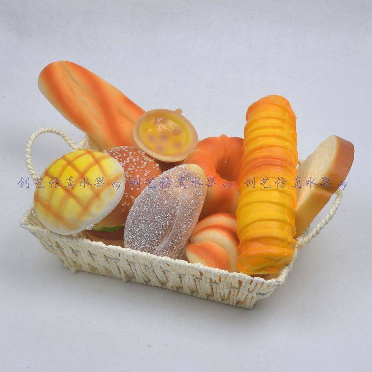 仿真面包套装糕点食品模型拼盘造型展示拍摄道具店铺装饰品小摆件