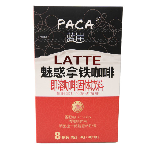 买4送1蓝岸魅惑拿铁咖啡8条