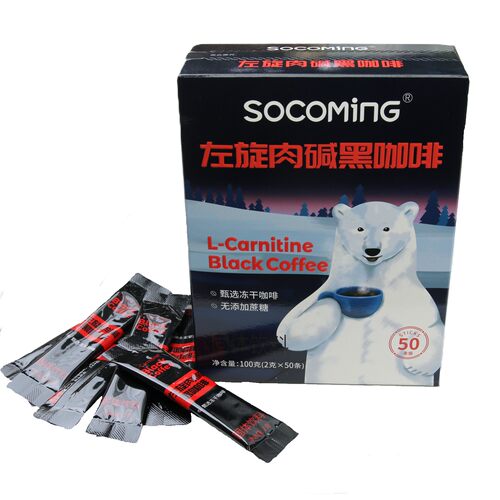 SOCOMING左旋肉碱无蔗糖速溶咖啡