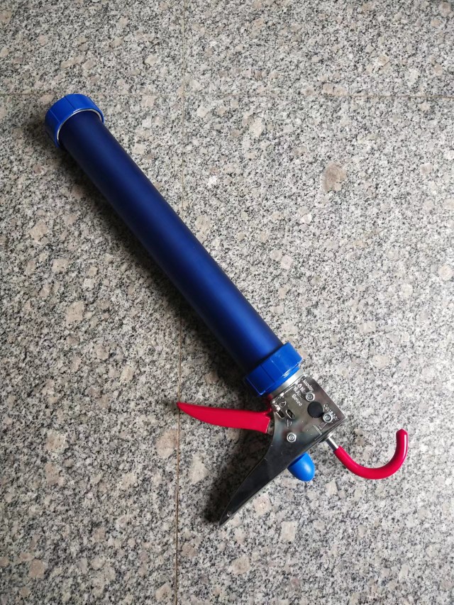 津贸六轴承大行程改装加强筋卡牙自动断胶玻璃胶枪硅胶枪硬瓶美缝