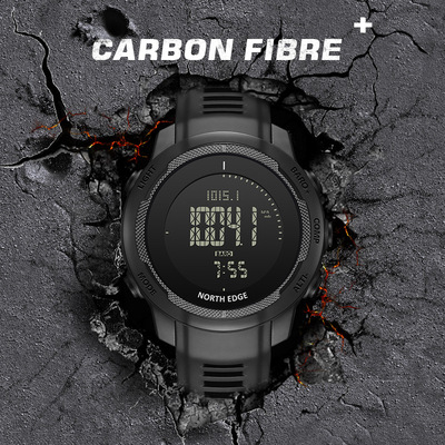 Men's Digital Watch Watch Altimeter Barometer Compass WR50M