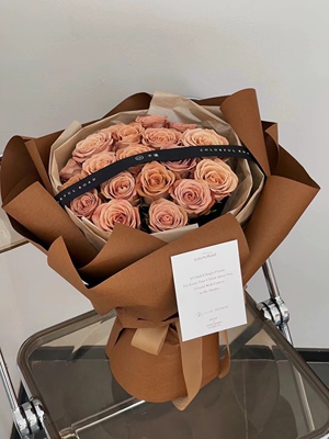 横店鲜花速递同城小香风花束小众高级特殊玫瑰花浙江横店配送花店