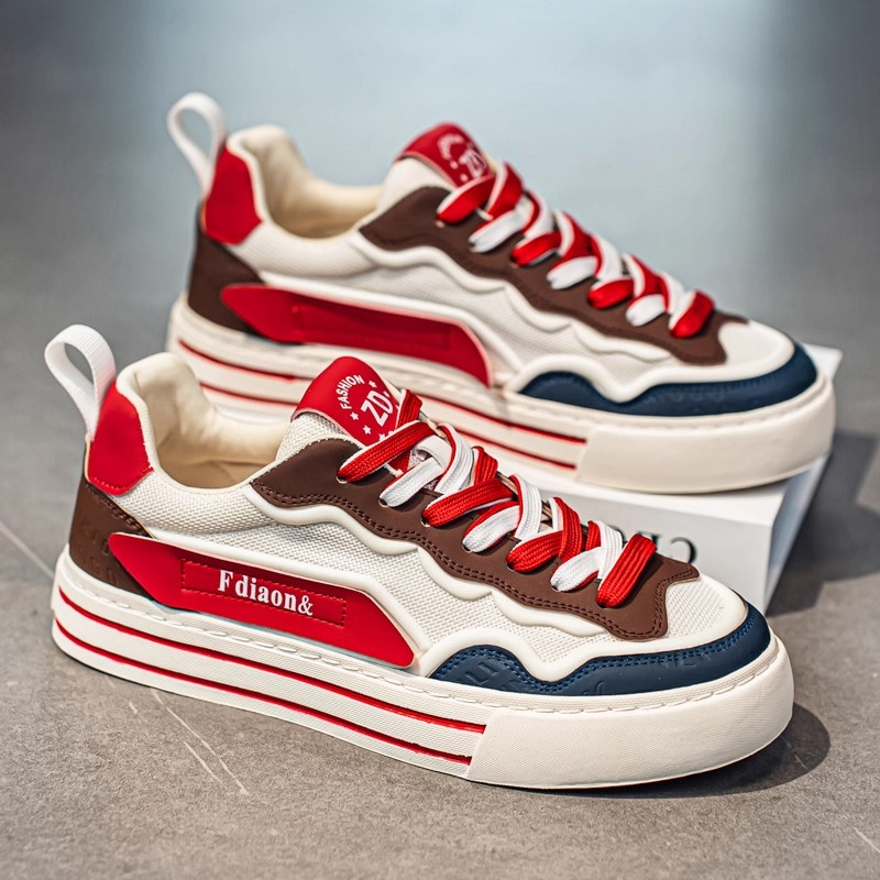 透气百搭潮流小众爆款厚底板鞋