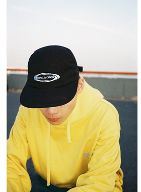 THRILLSCREW环形刺绣软顶五片帽棒球帽尼龙刺绣四色百搭平沿帽子