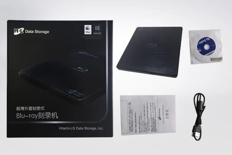 HL日立LG BP55EB40外置USB2.0蓝光光驱刻录机外接6X高清蓝光播放