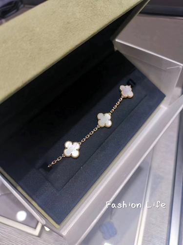 VCA Van Cleef v Teta Cyda Bracelet Одинокий цветочный лес