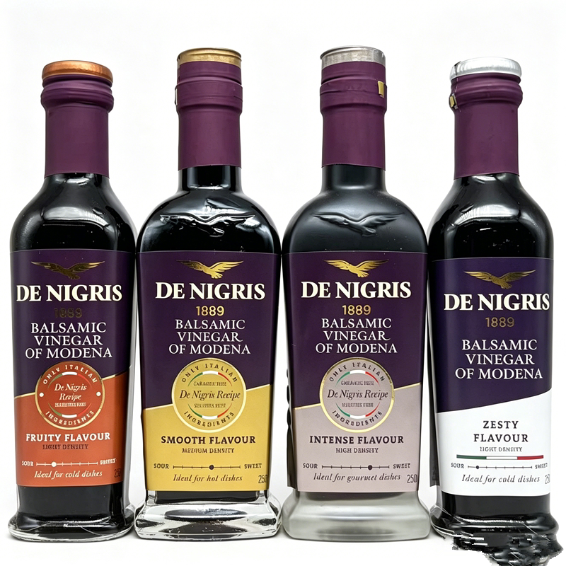 De Nigris意大利进口尼歌丽斯香醋摩德纳鹰牌黑醋醋酿造食醋500ml