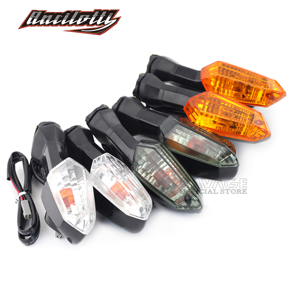 适用川崎Z250 Z300 Z1000 摩托车前后转向灯改装LED转向灯方向灯