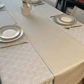 桌旗高端轻奢现代简约餐桌电视柜茶几边柜长盖巾布高级感桌布定制