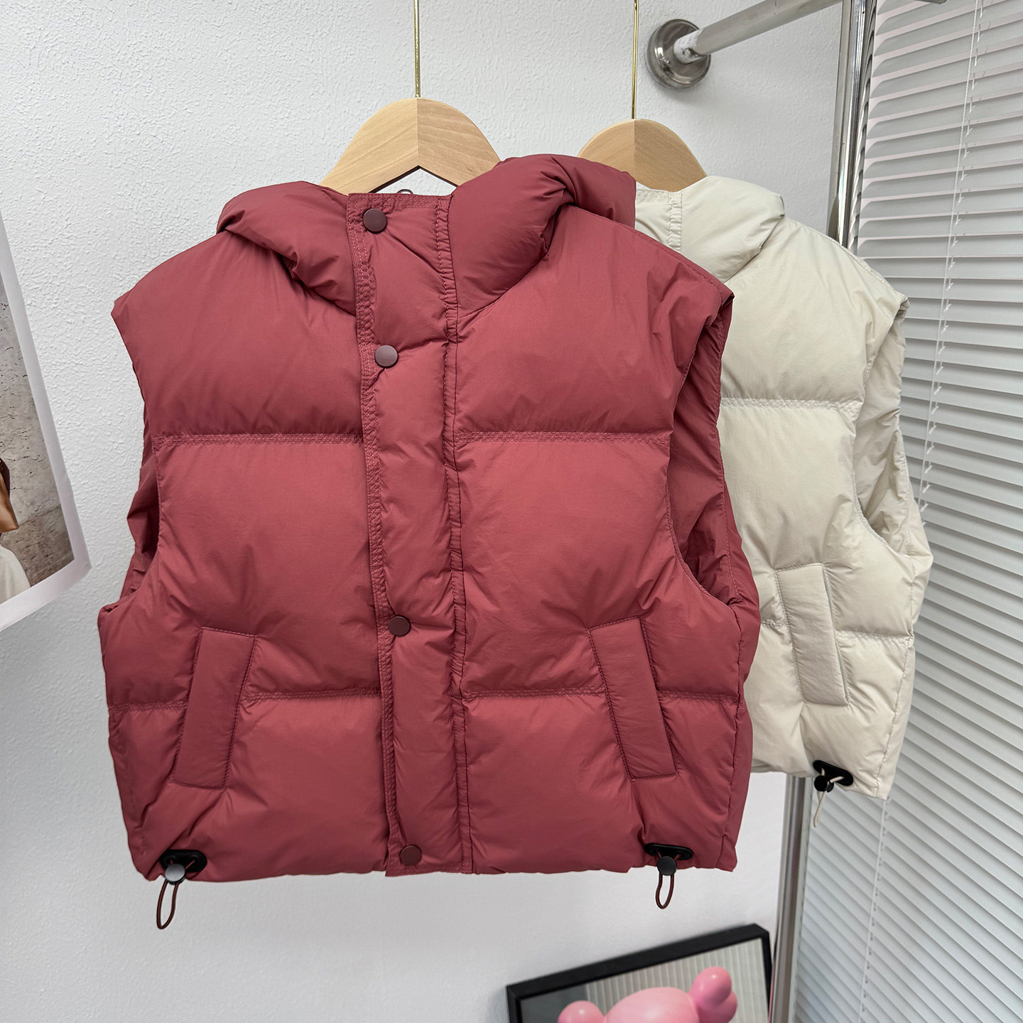 韩国童装羽绒服马甲男童女童