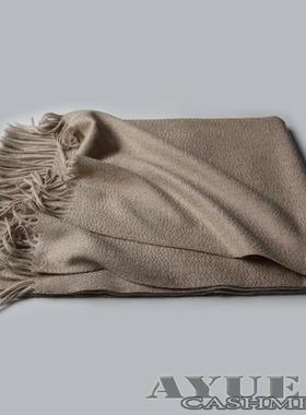 无染色青白绒紫绒CASHMERE山羊绒围巾披肩 原生态2023