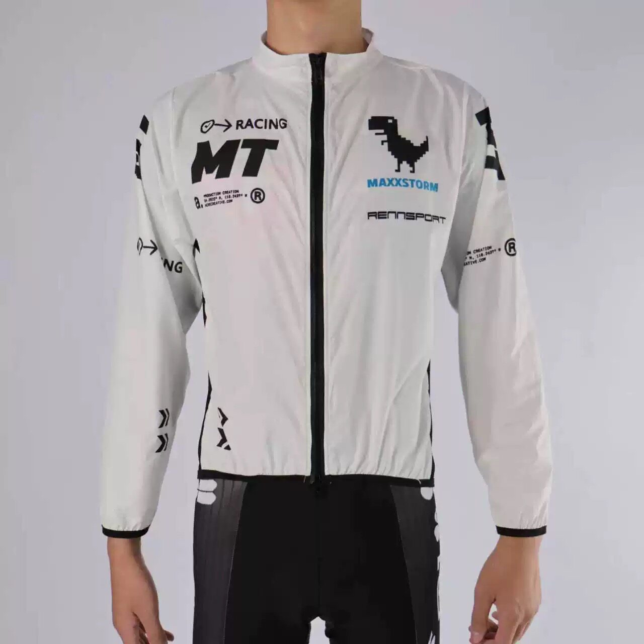 迈斯通骑行服风衣外套男女自行车防风长袖速干透气薄春秋马甲御骑