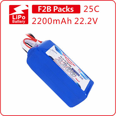 富力电池Redzone lipo 25C 2200mAh 22.2V F2B电池组航模锂电池6S