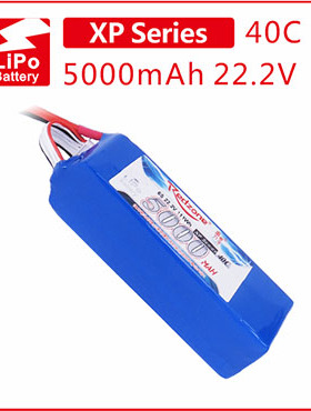富力电池 Redzone lipo 40C 5000mAh 22.2V直升机电池 电船锂电池