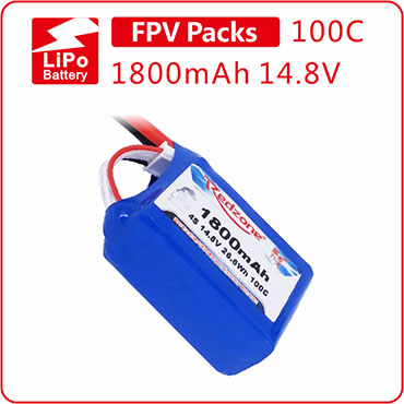 富力电池Redzone lipo 100C 1800mAh 14.8V  250穿越机电池组4S