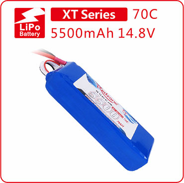 富力电池Redzone lipo 70C 5500mAh 14.8V  航模锂电池 4S电池