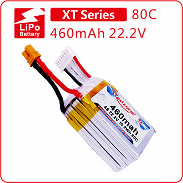 富力电池Redzone lipo80C460mAh 22.2V CADC垂直起降载运6S锂电池