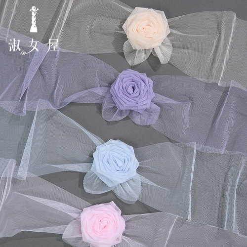 淑女屋官方旗舰店玫瑰花choker