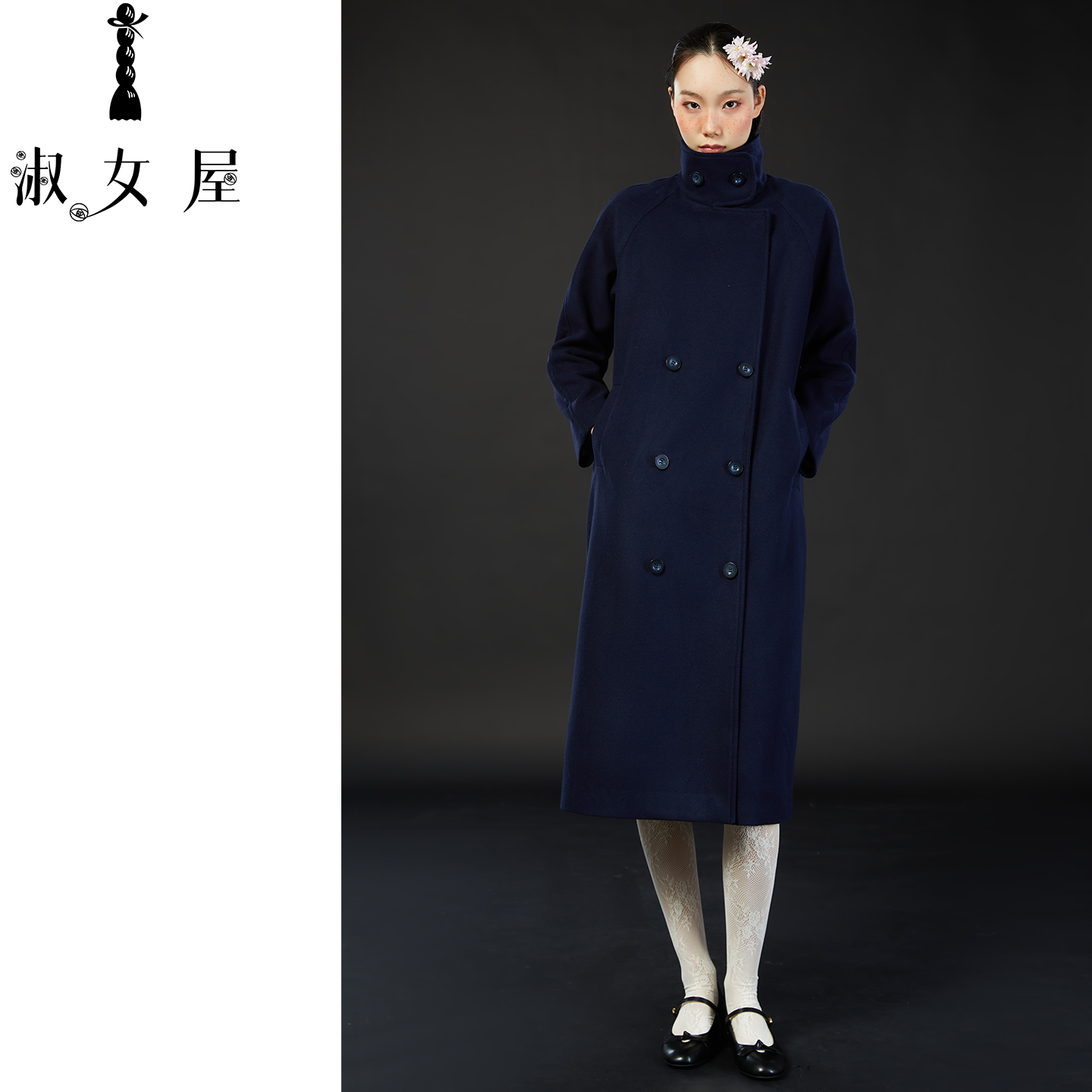 英伦花园公主大衣复古油画公主