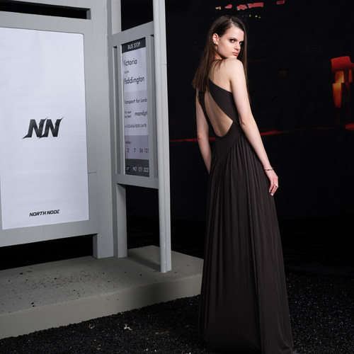 NN-NORTH NODE 天丝+羊毛吊带连衣裙