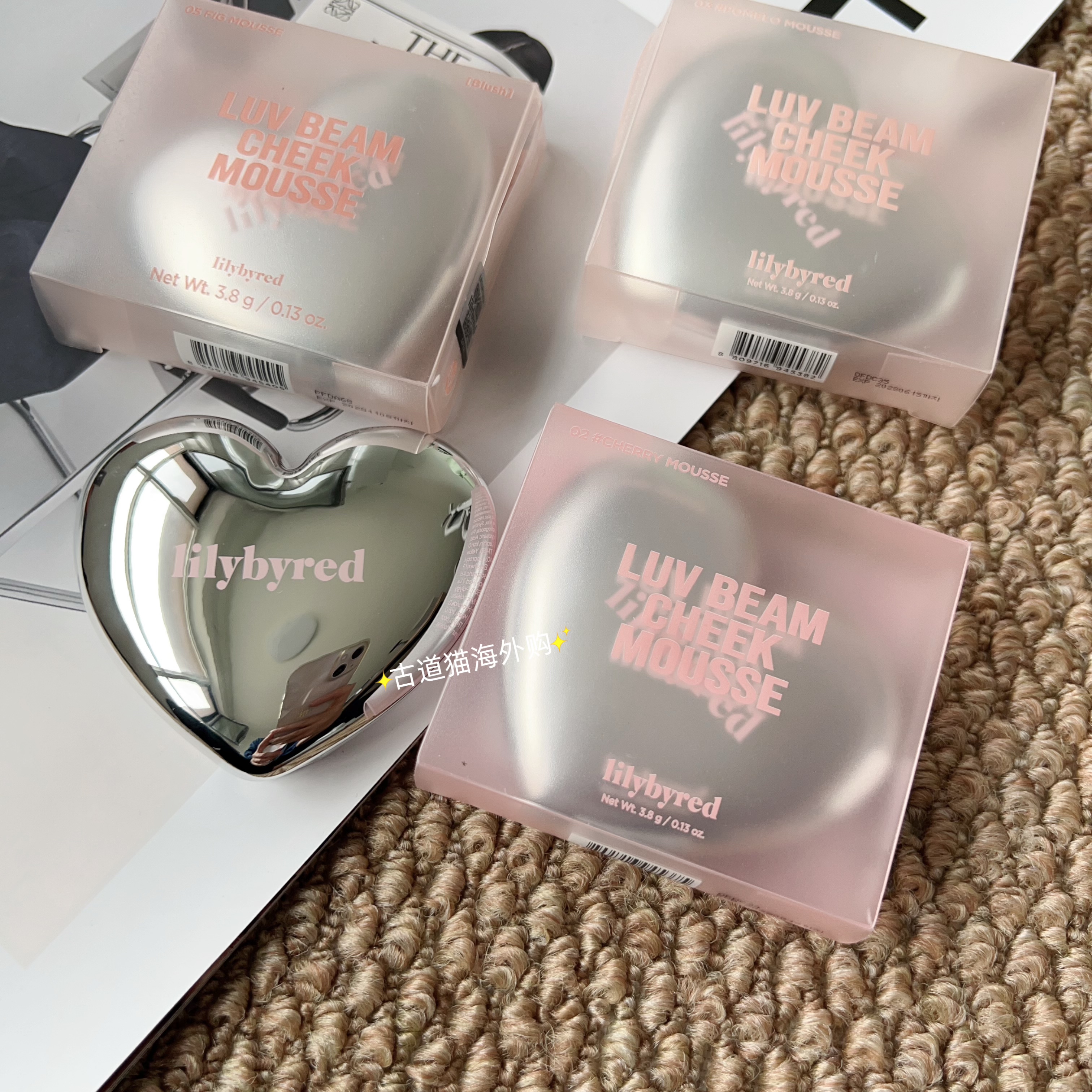 新品lilybyred丽丽百乐腮红/胭脂