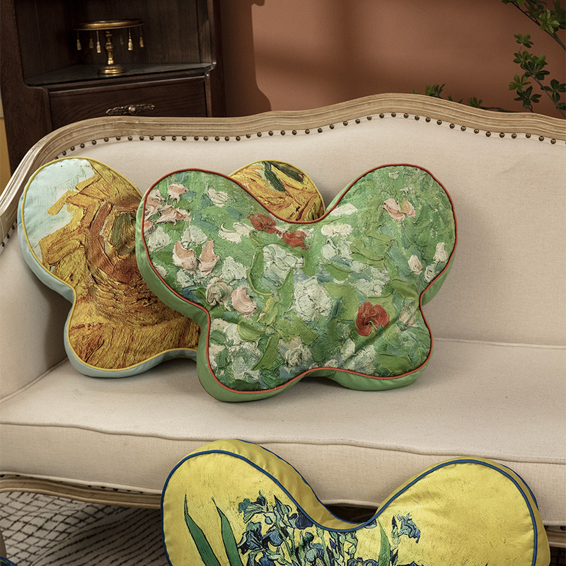 梵高名画细腻天鹅绒高颜值抱枕