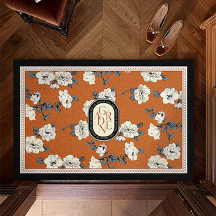 美式入户门加密丝圈地垫可自由裁剪玄关防尘地垫高弹防滑脚垫定制