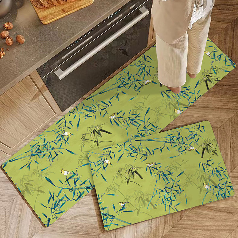 现代中式硅藻泥厨房地垫防污防滑脚垫可机洗门口耐脏脚垫禅意门垫,居家布艺,厨房地垫,淘宝优惠券,粉丝福利购,淘宝优惠卷