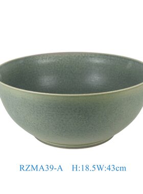 陶瓷茶杯大口茶具茶器家居装饰摆件原矿绿色圆形碗