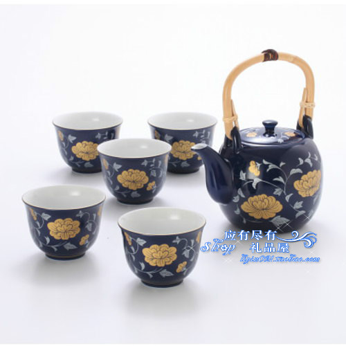 现货日本原装进口橘吉陶瓷日式茶具茶壶茶杯茶碗礼盒套装商务礼品