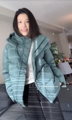 酒红冰兰Vancouver代购 lululemon Wunder Puff 女短羽绒外套