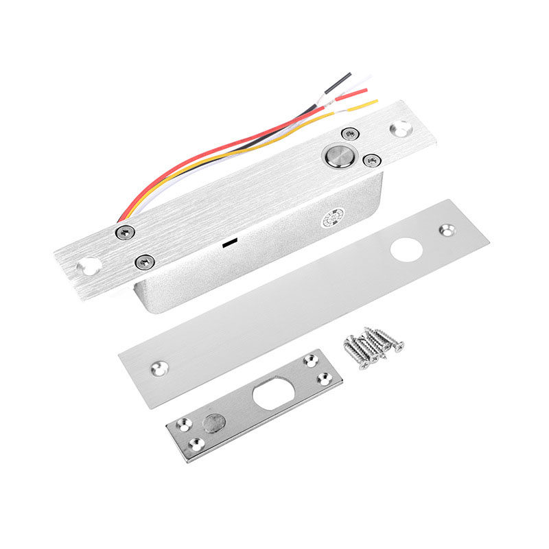 办公室四线低温延时小型电插锁 防盗门木门玻璃门12V/24V电子锁